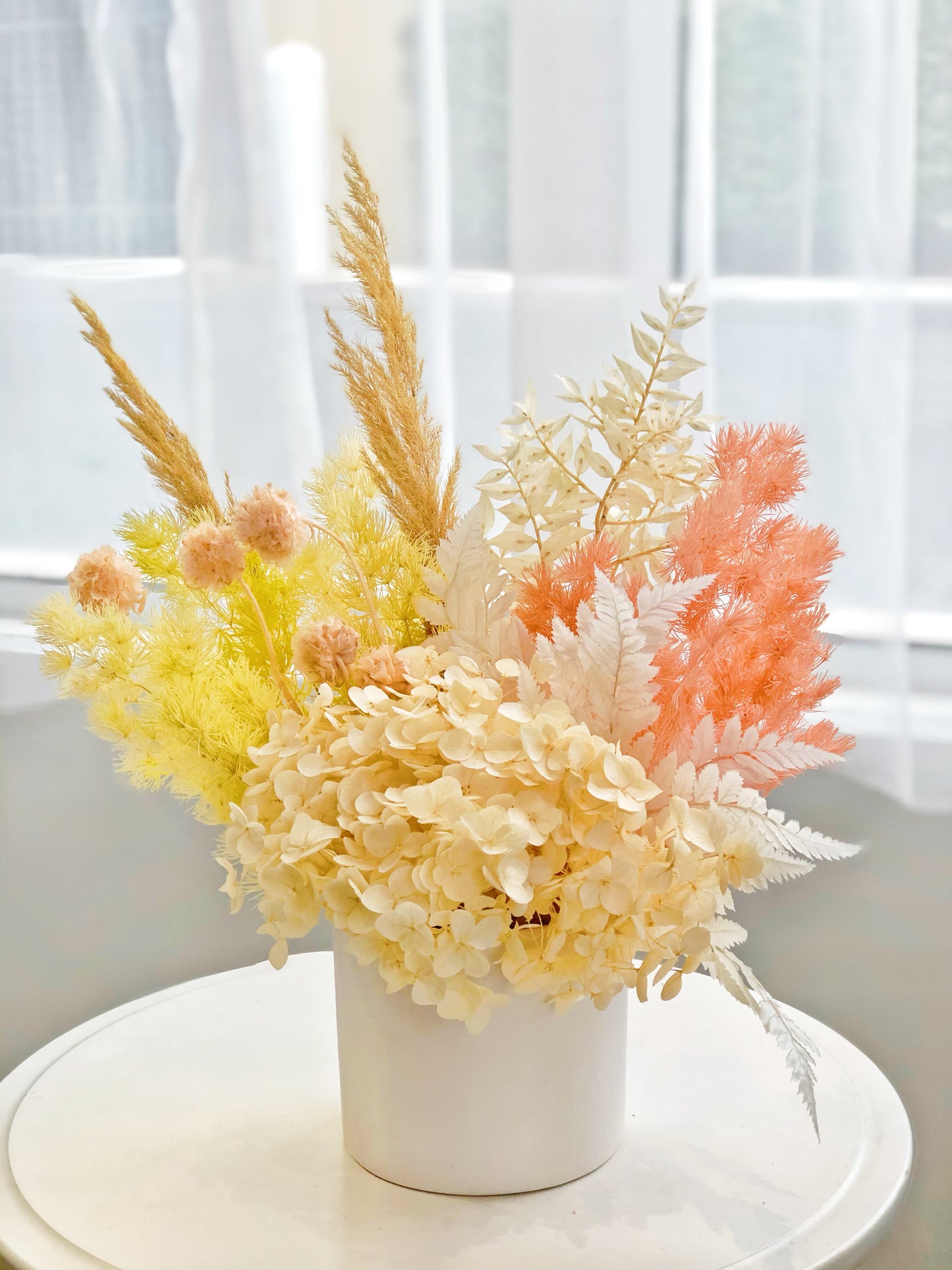 Lemon Dried Flower Arrangement