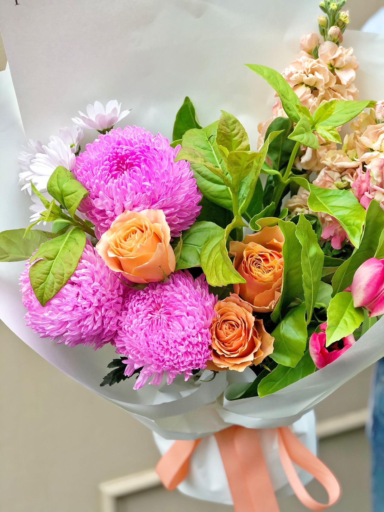 The Large Colour Posy Flower Bouquet