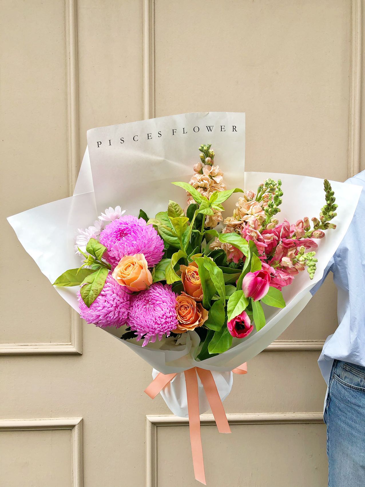 The Large Colour Posy Flower Bouquet