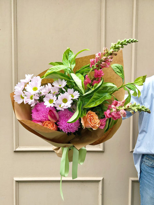 The Medium Colour Posy Flower Bouquet