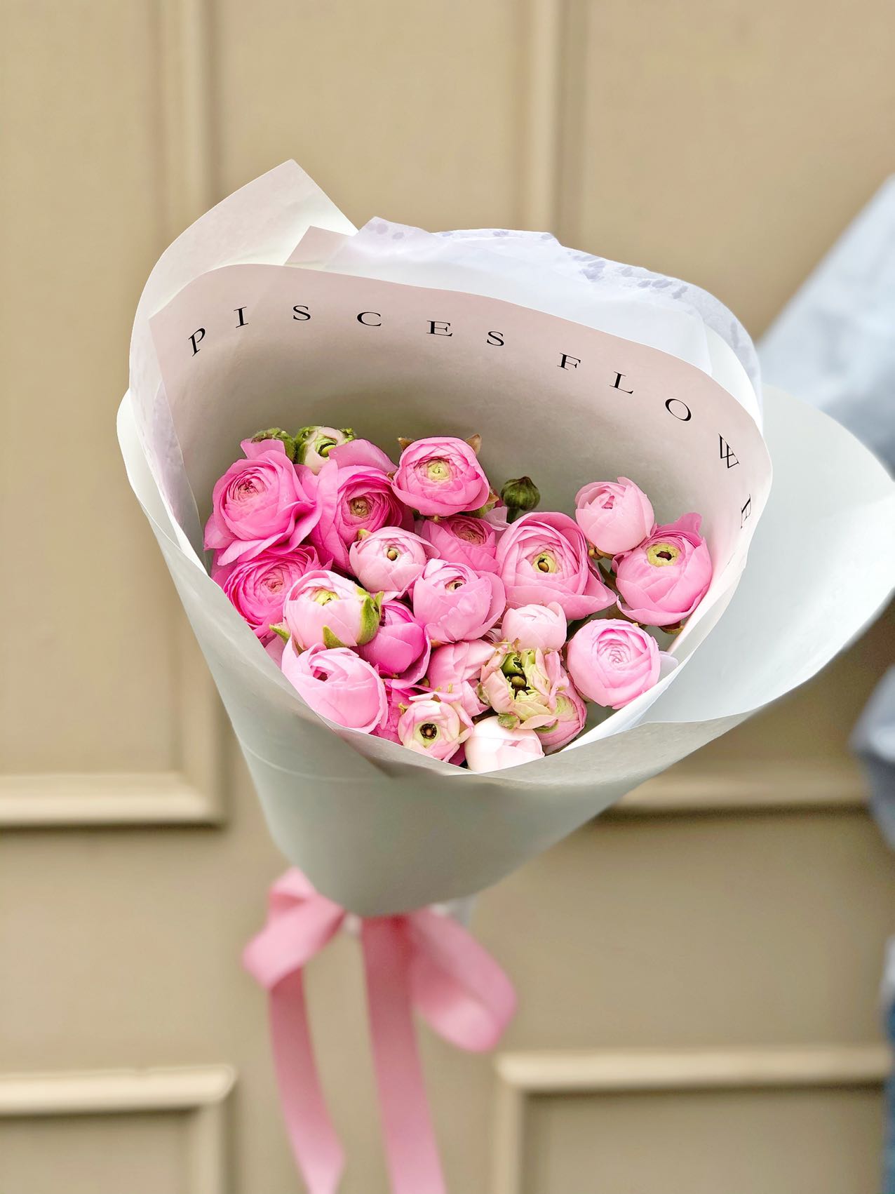 Double Ranunculus Flower Bouquet