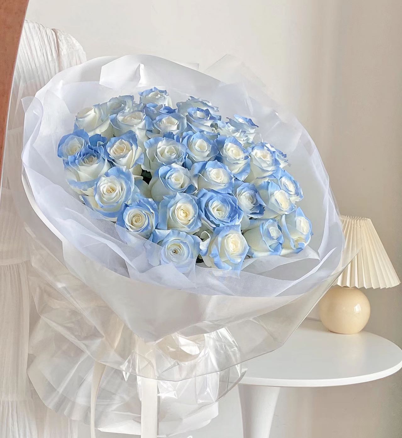 Blue Rose Flower Bouquet