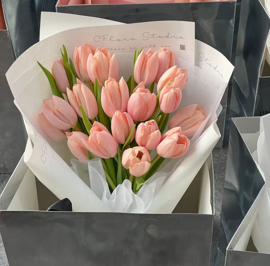 Premium Tulips Flower Bouquet