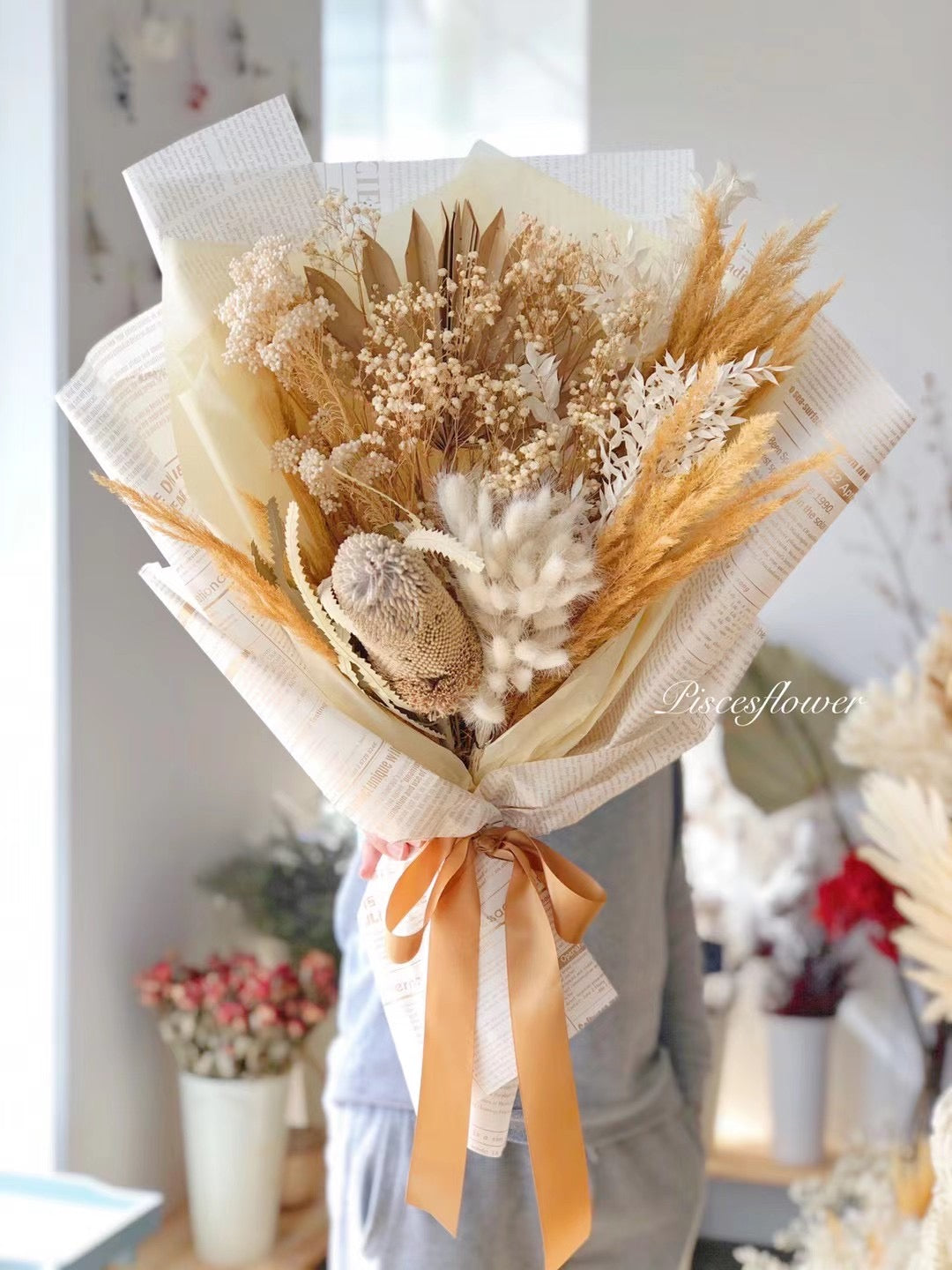 Autumn Dried Flower Bouquet
