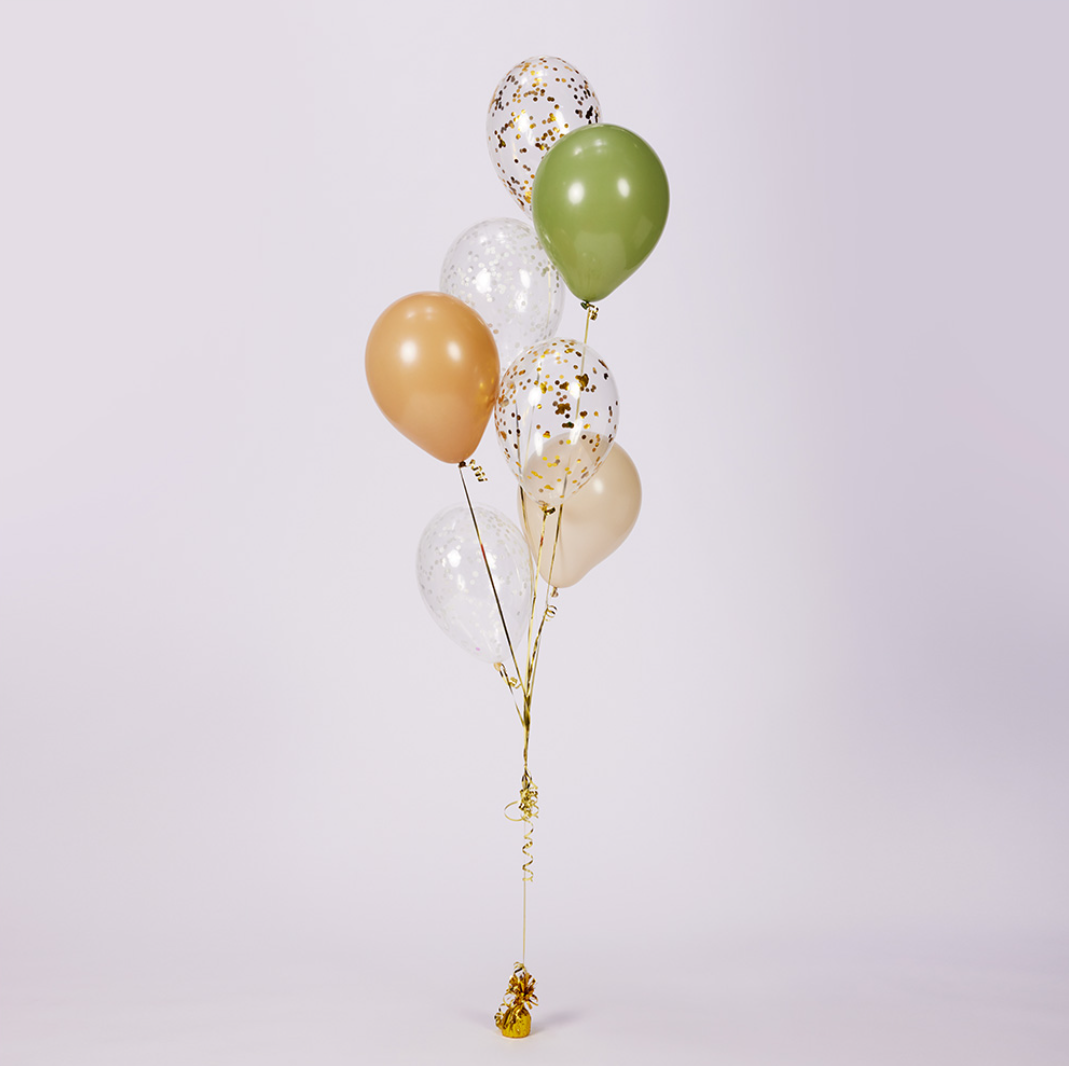 7 Confetti Balloon Bouquet