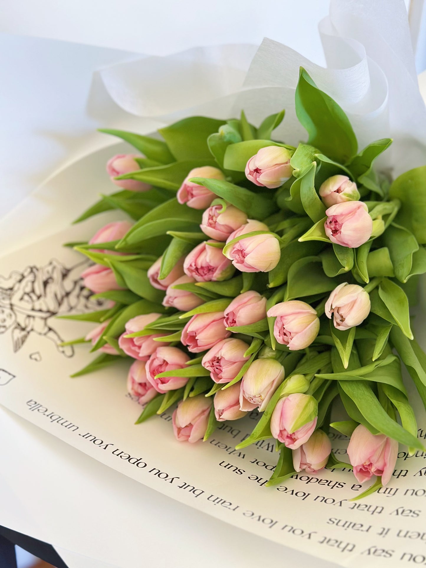 Premium Tulips Flower Bouquet with fresh seasonal tulips wrapped as a gift bouquet - Same Day Flower Delivery Melbourne | Pisces Flower