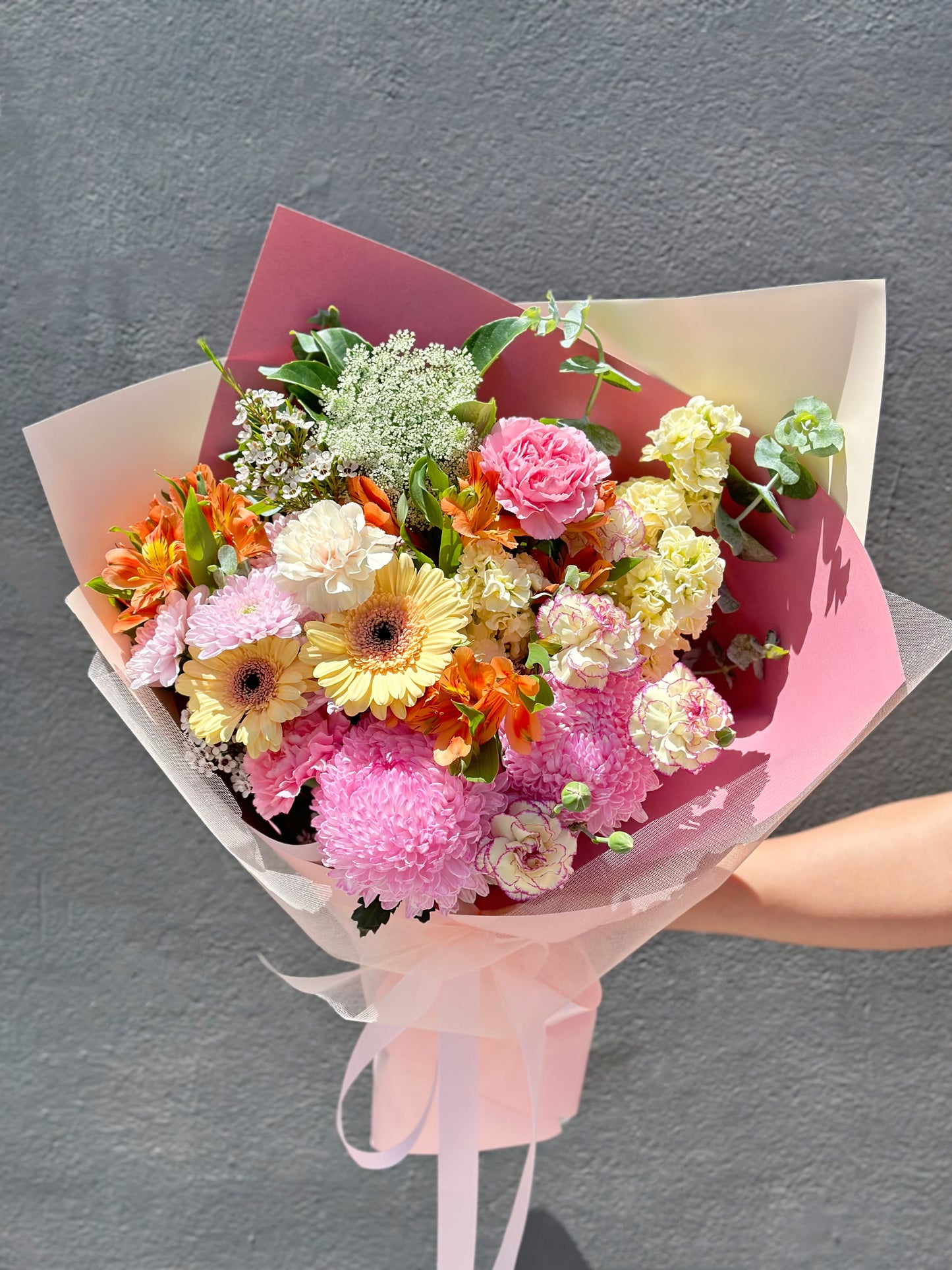 The Large Colour Posy Flower Bouquet