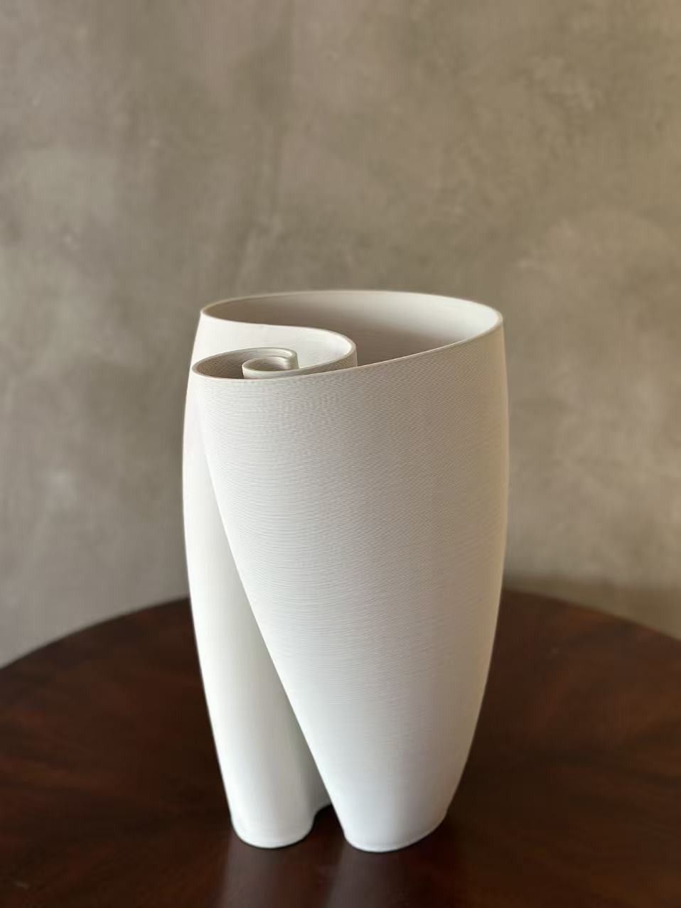 Ivory Fold Vase