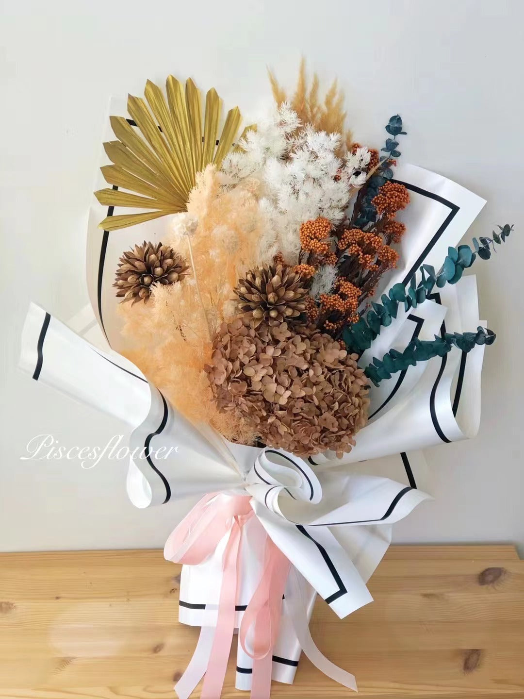 Bronze Dried Flower Bouquet