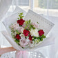 Manta and Red Roses Flower Bouquet